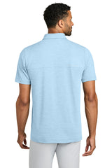 TravisMathew Mens Onward Short Sleeve Polo Shirt - Heather Airy Blue - Coming Soon