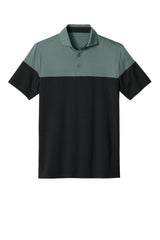 TravisMathew Mens Onward Colorblock Short Sleeve Polo Shirt - Balsam Green/Black - Coming Soon