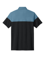 TravisMathew Mens Onward Colorblock Short Sleeve Polo Shirt - Copen Blue/Black - Coming Soon