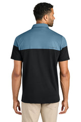 TravisMathew Mens Onward Colorblock Short Sleeve Polo Shirt - Copen Blue/Black - Coming Soon