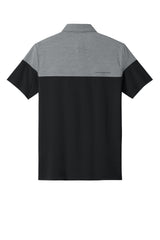 TravisMathew Mens Onward Colorblock Short Sleeve Polo Shirt - Heather Quiet Shade Grey/Black - Coming Soon