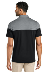 TravisMathew Mens Onward Colorblock Short Sleeve Polo Shirt - Heather Quiet Shade Grey/Black - Coming Soon