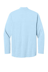 TravisMathew Mens Onward 1/4 Zip Sweatshirt - Heather Airy Blue - Coming Soon
