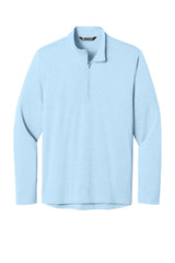TravisMathew Mens Onward 1/4 Zip Sweatshirt - Heather Airy Blue - Coming Soon