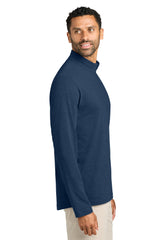 TravisMathew Mens Onward 1/4 Zip Sweatshirt - Heather Navy Blue - Coming Soon