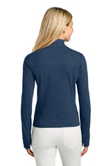 TravisMathew Womens Onward 1/4 Zip Sweatshirt w/ Pockets - Heather Navy Blue - Coming Soon
