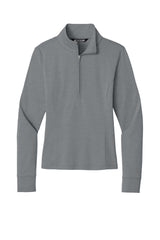 TravisMathew Womens Onward 1/4 Zip Sweatshirt w/ Pockets - Heather Quiet Shade Grey - Coming Soon