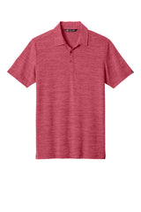 TravisMathew Mens Crestview Short Sleeve Polo Shirt - Heather Scooter Red - Coming Soon
