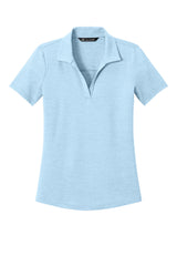 TravisMathew Womens Onward Short Sleeve Polo Shirt - Heather Airy Blue - Coming Soon