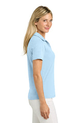 TravisMathew Womens Onward Short Sleeve Polo Shirt - Heather Airy Blue - Coming Soon