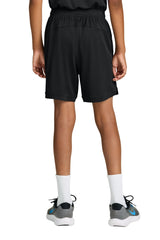 Sport-Tek Youth Club Shorts - Black/Black - Coming Soon
