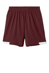 Sport-Tek Youth Club Shorts - Maroon/White - Coming Soon